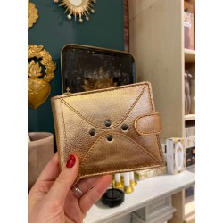 PORTEFEUILLE LOUISE - OR ROSE