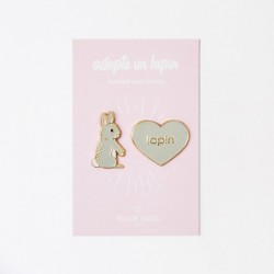 PIN'S DUO LAPIN