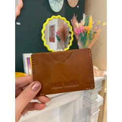 PORTE-CARTES GABIN  - NATUREL