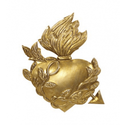 DECORATION MURALE COEUR FLECHE