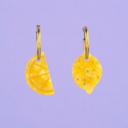 BOUCLES D'OREILLES CITRON
