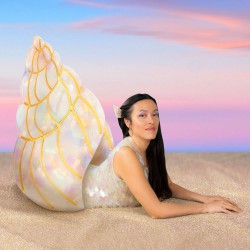 PINCE A CHEVEUX COQUILLAGE