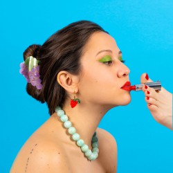 PINCE A CHEVEUX RAISIN