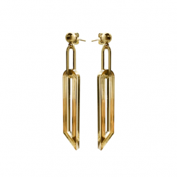 BOUCLES D'OREILLES AIR DORE