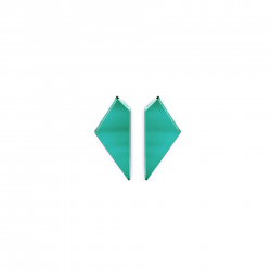 BOUCLES D'OREILLES LOVE VERT