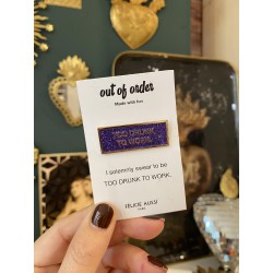 PIN'S TOO DRUNK TO WORK