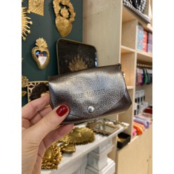 PORTE-MONNAIE GUSTAVE - ACIER