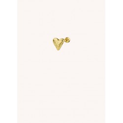 PIERCING HAMMERED HEART OR