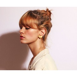 BOUCLES D'OREILLES COEUR DORE