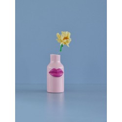 VASE EN CERAMIQUE LIPS ROSE