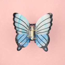 PINCE A CHEVEUX PAPILLON BLEU