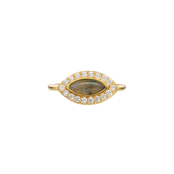 BAGUE LABRADORITE ESSENTIAL OR