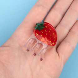 MINI PINCE A CHEVEUX FRAISE