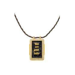 COLLIER GOLD BABY TWICE...