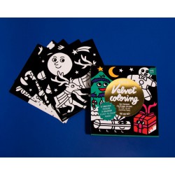 COLORIAGES VELOURS HO HO HO