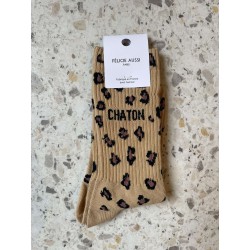 CHAUSSETTES CHATON LEOPARD...