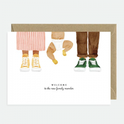 CARTE WELCOME BABY FAMILY...