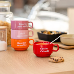 LOT DE 4 TASSES "COFFEE...