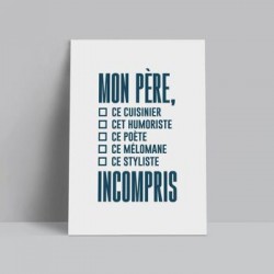 CARTE "MON PERE"