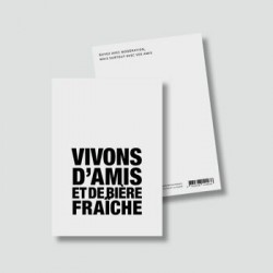 CARTE "VIVONS D'AMIS"