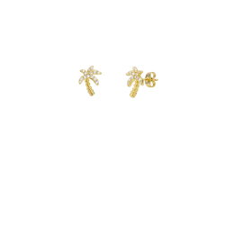 BOUCLES D'OREILLES PALMS OR