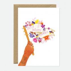 CARTE BEST MOM EVER FLAG