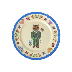 ASSIETTE VINTAGE BLEUE...