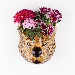 VASE MURAL LEOPARD