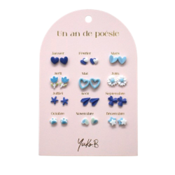 12 PAIRES DE BOUCLES...
