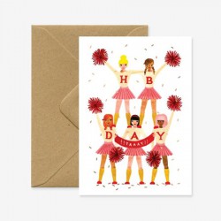 CARTE GOLD CHEERLEADERS