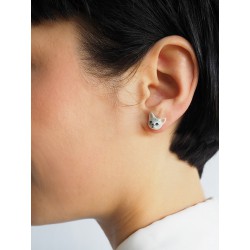 BOUCLES D'OREILLES PUCES CHAT