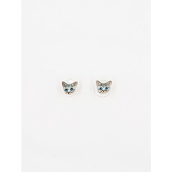 BOUCLES D'OREILLES PUCES CHAT