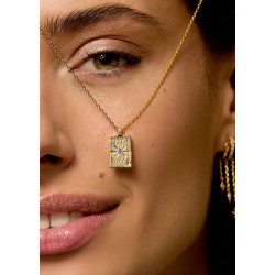 COLLIER ACE OF DIAMONDS OR