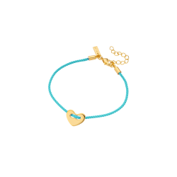 BRACELET TURQUOISE CORAZON OR