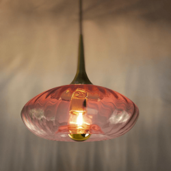 LAMPE GRACE SUSPENSION ROSE...