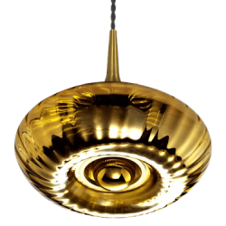 LAMPE GRACE SUSPENSION GOLD