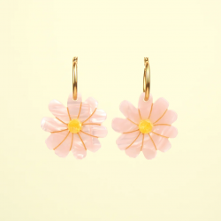 BOUCLES D'OREILLES COSMOS