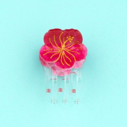 MINI PINCE A CHEVEUX HIBISCUS