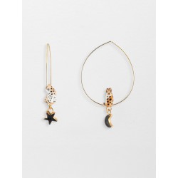BOUCLES D'OREILLES LEOPARD...