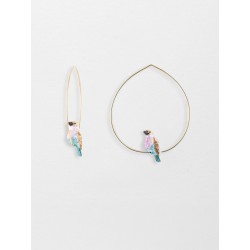 BOUCLES D'OREILLES PINK &...