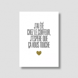 CARTE "J'AI ETE CHEZ LE...