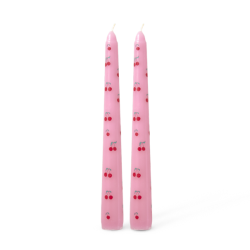SET DE 2 BOUGIES ROSE...