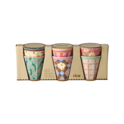 SET DE 6 GOBELETS MULTICOLORES