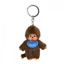 PORTE-CLES MONCHHICHI BLEU