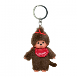 PORTE-CLES MONCHHICHI ROUGE