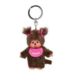 PORTE-CLES MONCHHICHI ROSE