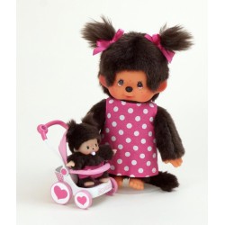 MONCHHICHI MAMAN + POUSSETTE
