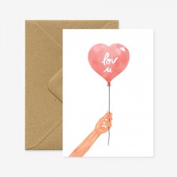 CARTE HEART BALLOON
