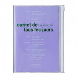 CARNET A6 DAYS - LIGHT PURPLE