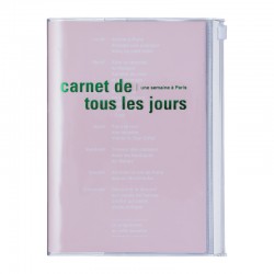 CARNET A6 DAYS - LIGHT PINK